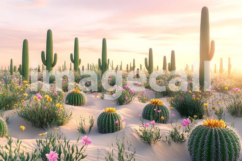 U3644368625 Botanical Desert Oasis A serene desert scene with 719d7185 9349 4e10 bf22 3af9220acc76 1