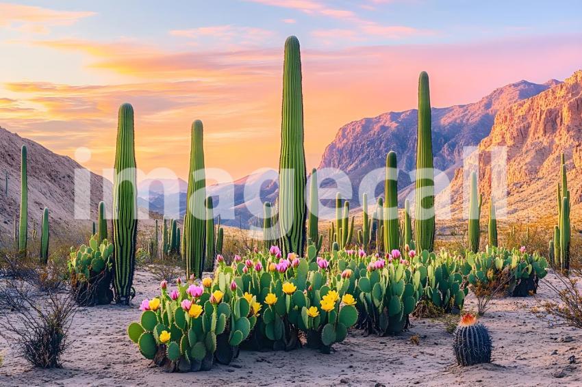 U3644368625 Botanical Desert Oasis A serene desert scene with c39696aa f609 467d b3d8 ca78adad3be4 2