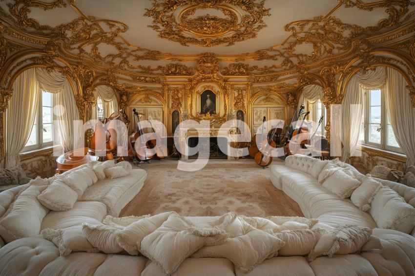 Clips12345 Baroque Gold Music Room A backdrop showcasing a Baro 0c0589be 54d7 4e89 8272 4d68548f934b part1
