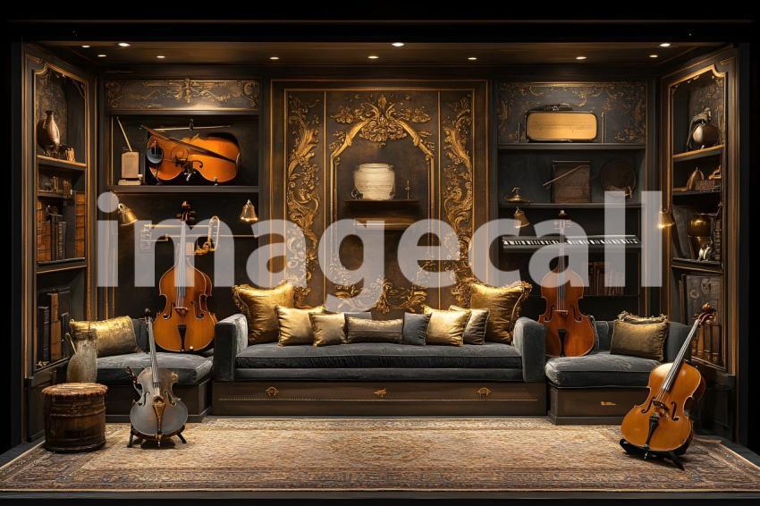Clips12345 Baroque Gold Music Room A backdrop showcasing a Baro 5b8990e9 d8e9 4556 a767 d0d2b85053ab part2
