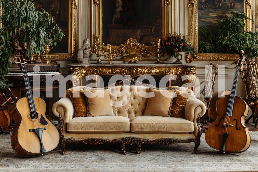 Clips12345 Baroque Gold Music Room A backdrop showcasing a Baro 5b6eb86d 2c3c 45a8 8472 3fc22f869ab4 part4