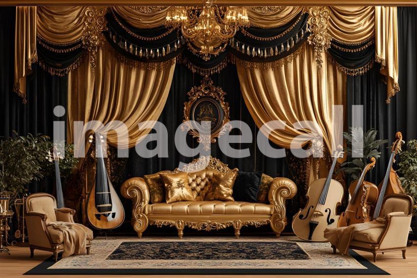 Clips12345 Baroque Gold Music Room A backdrop showcasing a Baro 2819e2c8 6871 4998 a96f 30d4d3d7d798 part3