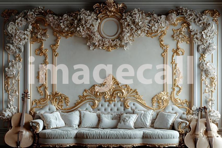 Clips12345 Baroque Gold Music Room A backdrop showcasing a Baro 19242f0b eccb 4768 afe7 f1ad3cc129c0 part1
