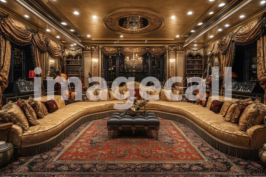 Clips12345 Baroque Gold Music Room A backdrop showcasing a Baro 19242f0b eccb 4768 afe7 f1ad3cc129c0 part3
