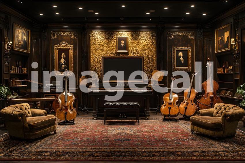 Clips12345 Baroque Gold Music Room A backdrop showcasing a Baro 19242f0b eccb 4768 afe7 f1ad3cc129c0 part4