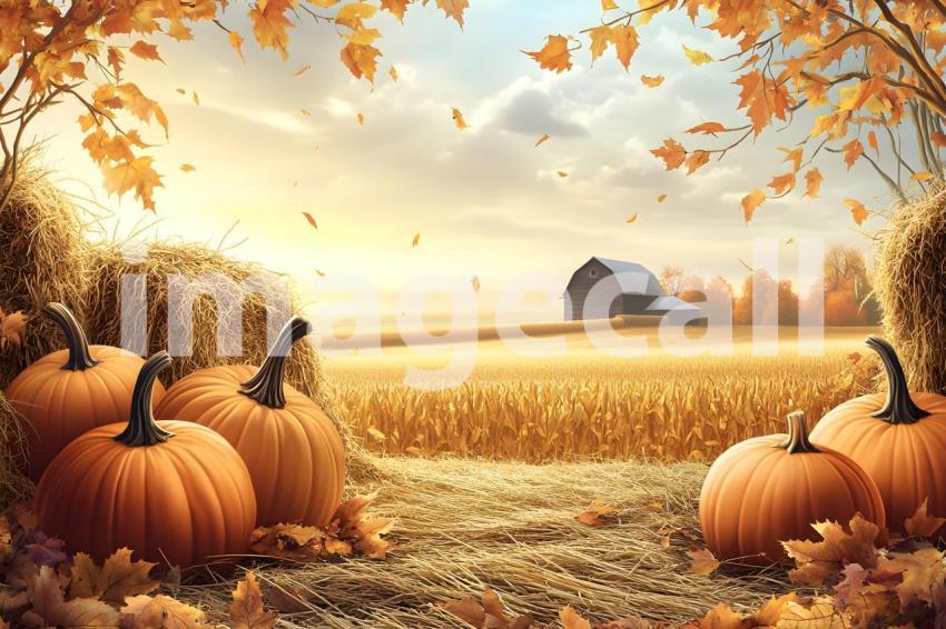 Clips12345 Autumn Harvest A cozy autumnal scene with pumpkins h ca91e598 67ef 4ade a8fb 97f0596120ca part2