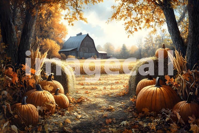 Clips12345 Autumn Harvest A cozy autumnal scene with pumpkins h f8ebac92 58d6 4136 9a36 6c61d98711c0 part1