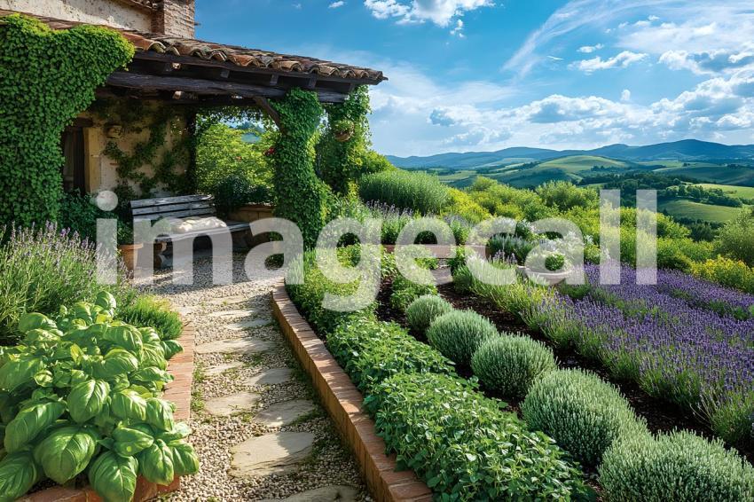 Clips12345 Herb Garden A charming botanical garden dedicated to c964573c e0c9 472a 8f09 401fed92a40a part1