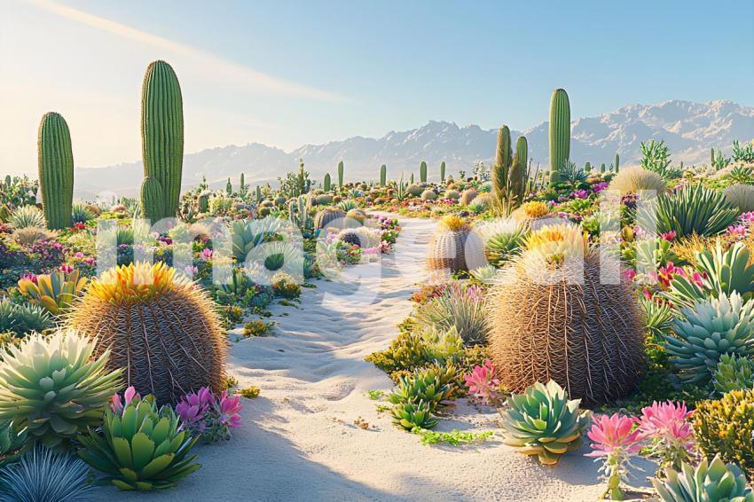 Abc1323 Cactus Oasis A desert botanical garden featuring rows 5755256d 950e 47b3 9728 0faa40890a76 0