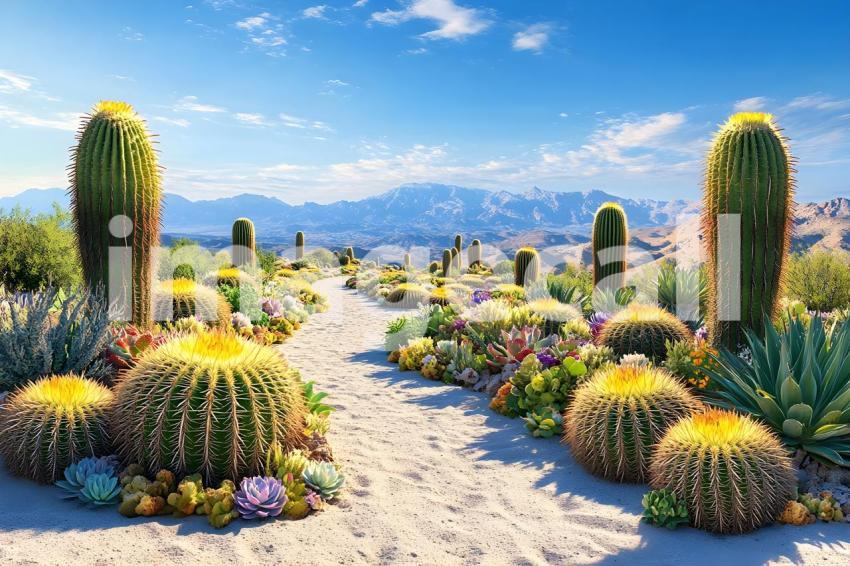 Abc1323 Cactus Oasis A desert botanical garden featuring rows a9629b47 0e19 4c4f bb94 f9f9bcfc5c86 3