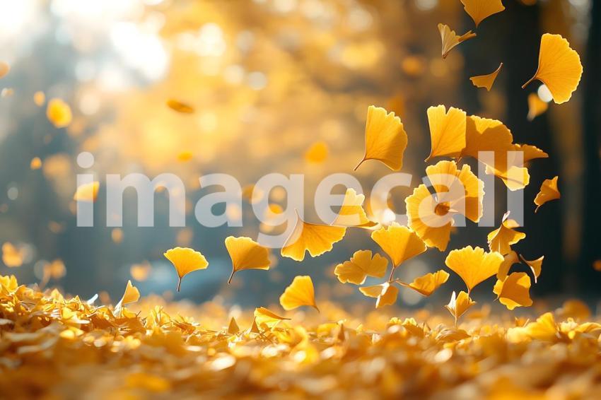 Clips12345 Autumn Ginkgo Leaves A golden hued autumn backdrop d02ff1f5 ac6e 43e6 948b c890fae9acd5 1