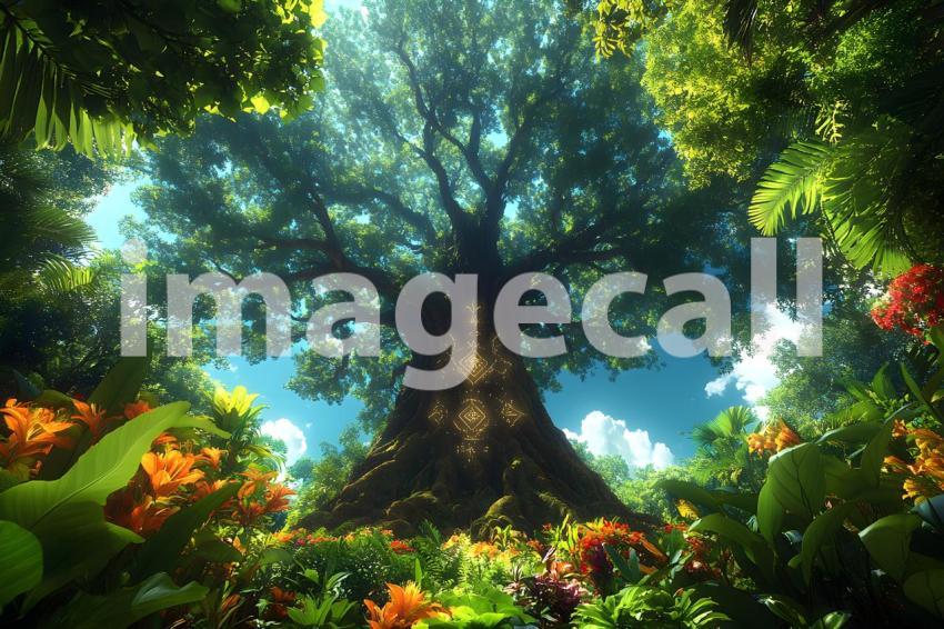 U3644368625 Amazonian Spirit Tree A towering ancient tree in  29ac0712 c74a 4d51 9d38 b08cd2a679d3 1