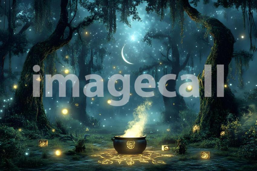 Abc1323 A mystical witchcraft scene in an ancient forest at t 786db44a f727 48bf 9f19 6ecf59c771b5 2