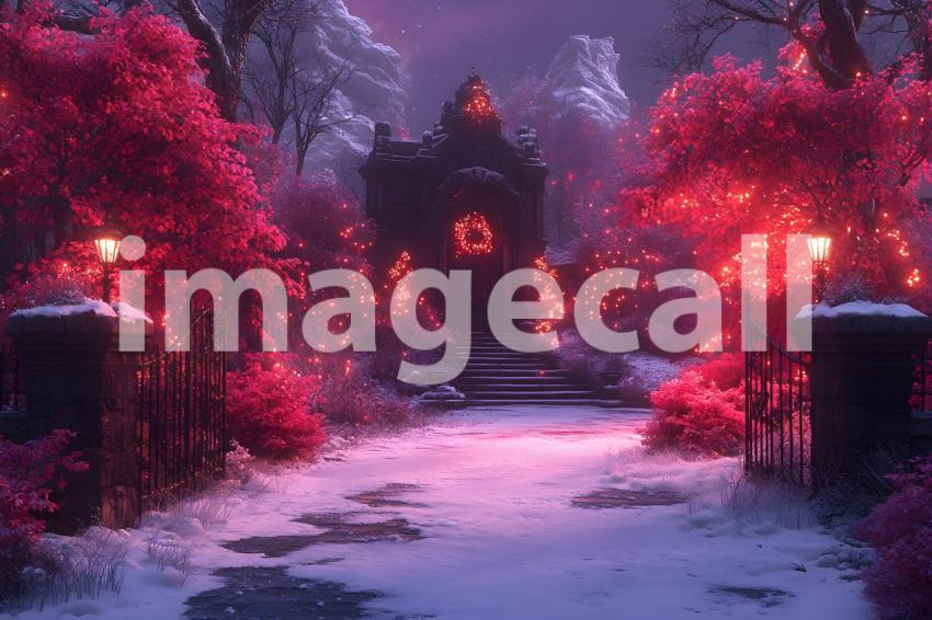 Abc1323 black gothic Christmas backdrop  backdrop with outdoo 6c06a1c8 1883 4f52 aceb f4f8ae432518 3