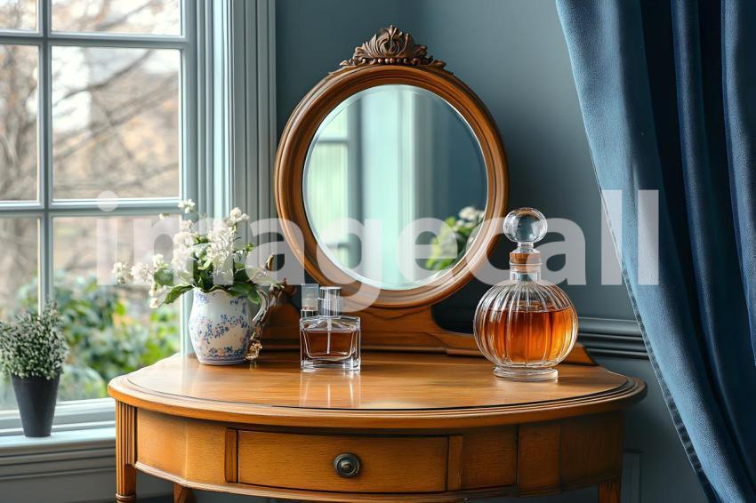 Abc1323 Antique Mirror Vanity A vintage vanity table with an  8c2075ac 358f 4480 bb4d 19d6b1ae645f 3