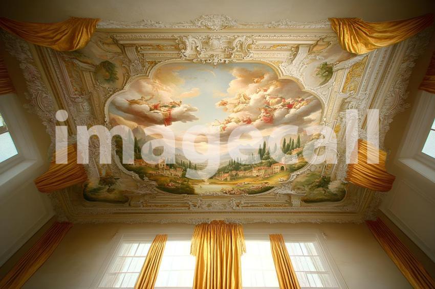 Abc1323 Baroque Ceiling Fresco with Regal Curtains A majestic b a87b93a8 6c85 4e6c 8b92 bc58394a8af8 part4