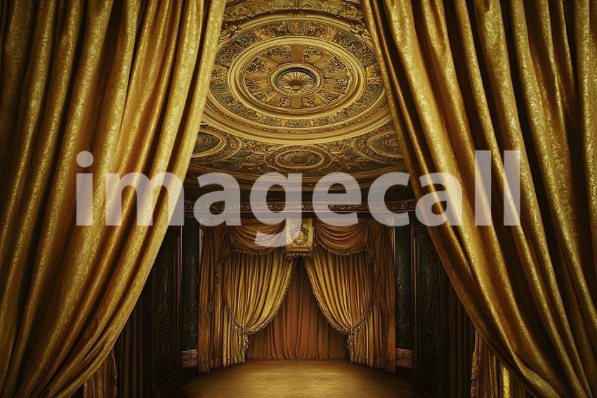 Abc1323 Baroque Ceiling Fresco with Regal Curtains A majestic b a1461610 c01b 4bb9 8096 cae9829045ad part3