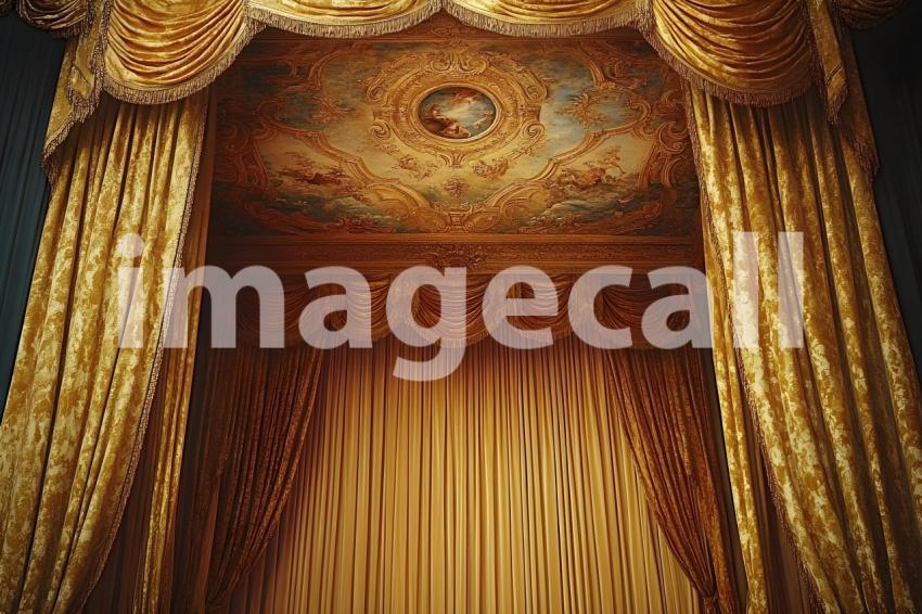 Abc1323 Baroque Ceiling Fresco with Regal Curtains A majestic b a7d370b3 4136 42f2 af4a e84f479b71fe part2