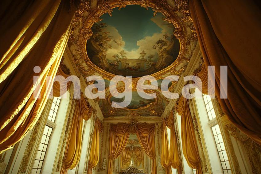 Abc1323 Baroque Ceiling Fresco with Regal Curtains A majestic b b14f824f bfb8 4805 8272 dc1db0eb3344 part2