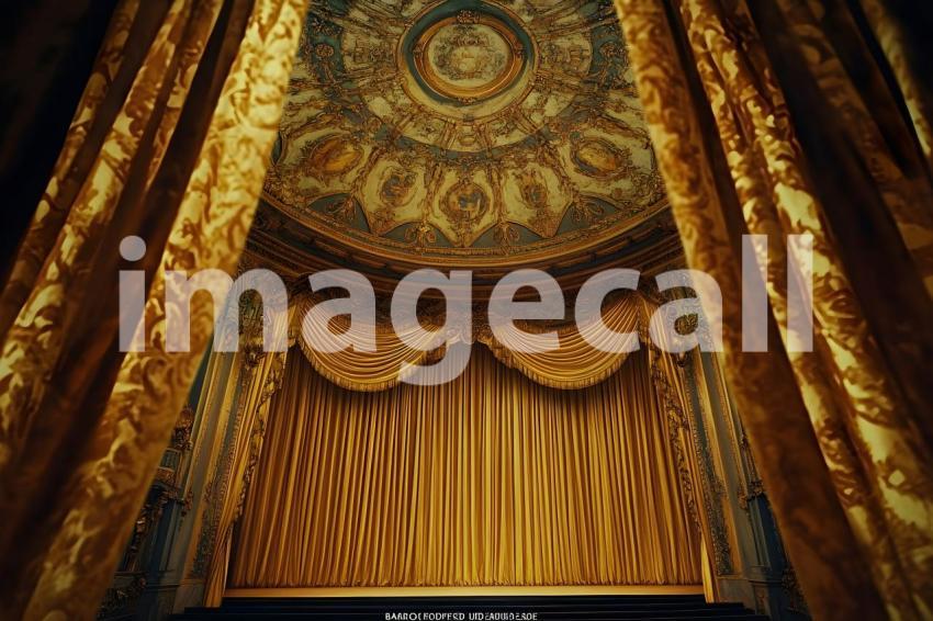 Abc1323 Baroque Ceiling Fresco with Regal Curtains A majestic b b14f824f bfb8 4805 8272 dc1db0eb3344 part4