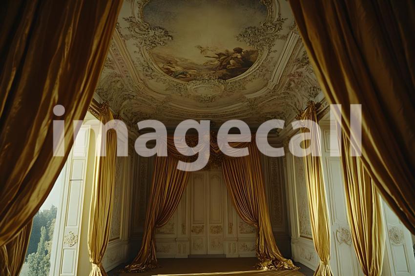 Abc1323 Baroque Ceiling Fresco with Regal Curtains A majestic b d56e3ea2 79ec 4d3f a9bf b6d4a72fede6 part1