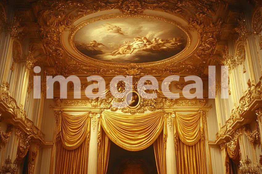 Abc1323 Baroque Ceiling Fresco with Regal Curtains A majestic b f87065cc 1158 42fd 8836 8a37826e42f0 part2