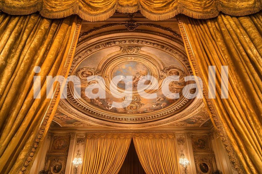 Abc1323 Baroque Ceiling Fresco with Regal Curtains A majestic b f87065cc 1158 42fd 8836 8a37826e42f0 part4