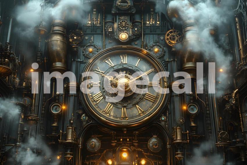 Clips12345 Steampunk Clocktower A majestic towering clocktower  d45f798b c367 4fb5 82e1 a04c01238259 part1