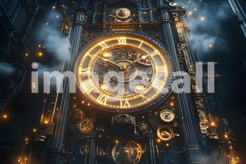 Clips12345 Steampunk Clocktower A majestic towering clocktower  d45f798b c367 4fb5 82e1 a04c01238259 part3