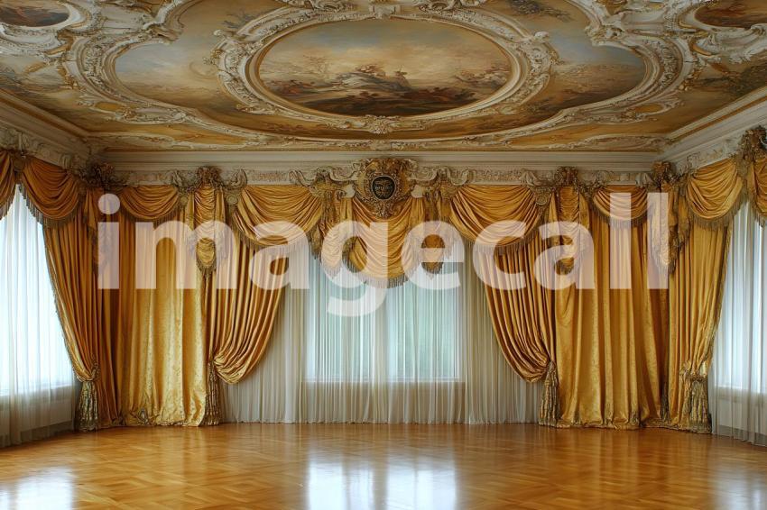 Abc1323 Baroque Ceiling Fresco with Regal Curtains A majestic b 9b1c8478 38de 449c a25d 7272b3f74b51 part1