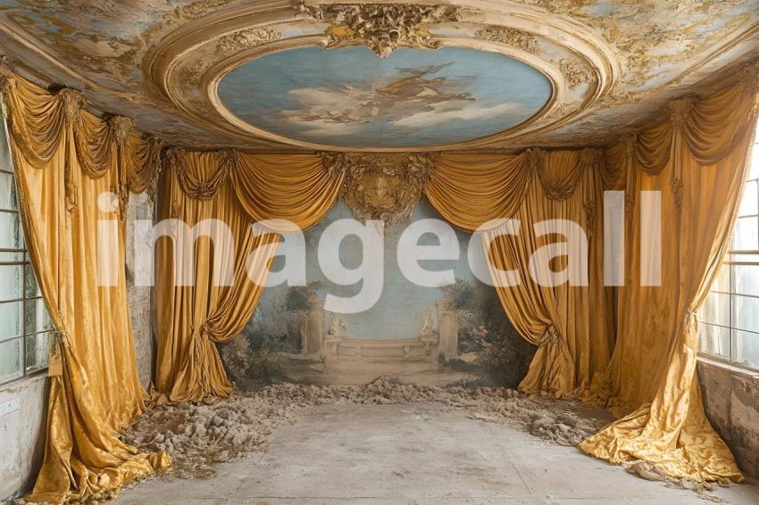 Abc1323 Baroque Ceiling Fresco with Regal Curtains A majestic b 4e9b9a94 5f01 44ab b96d 6985a130be15 part2