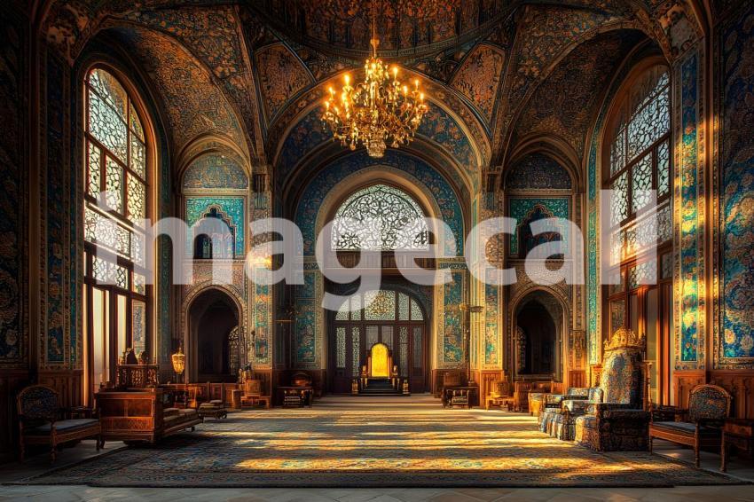 U3644368625 Persian Palace Hall A luxurious Persian style pal c2518210 d81c 4bff a591 5fcfb71de6d7 2