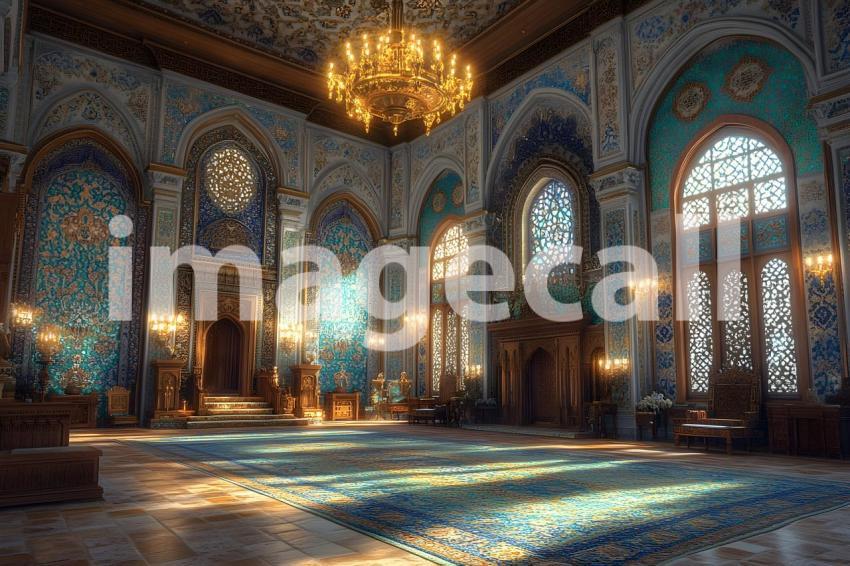 U3644368625 Persian Palace Hall A luxurious Persian style pal f64816ec ddd8 492a aaba 1177a0ce644d 2