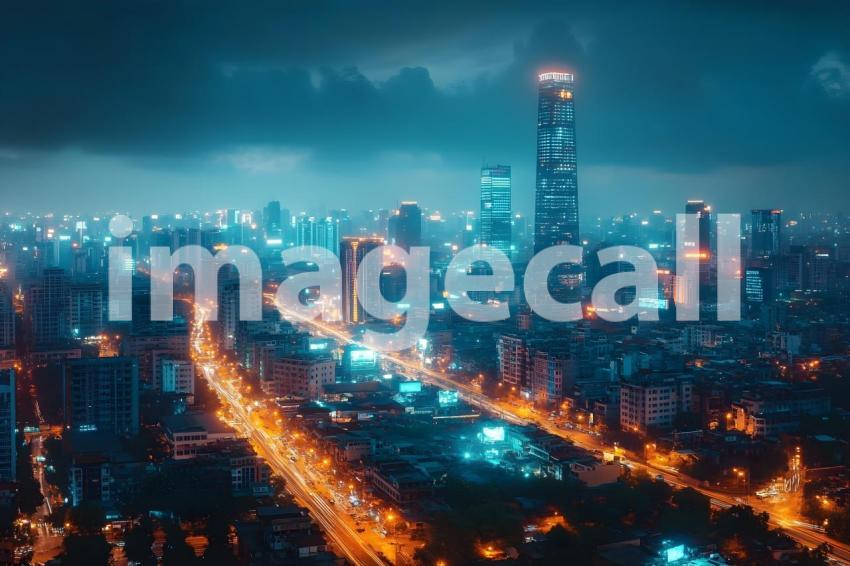 U3644368625 Neon Cityscape Nightlife A futuristic cityscape a e772f4ce f10a 416d a1b9 d01014b067b2 3