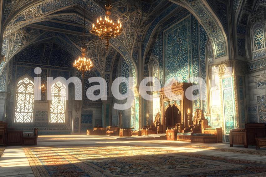U3644368625 Persian Palace Hall A luxurious Persian style pal 2fc1714f d6cd 48e3 a126 49350216da8e 2