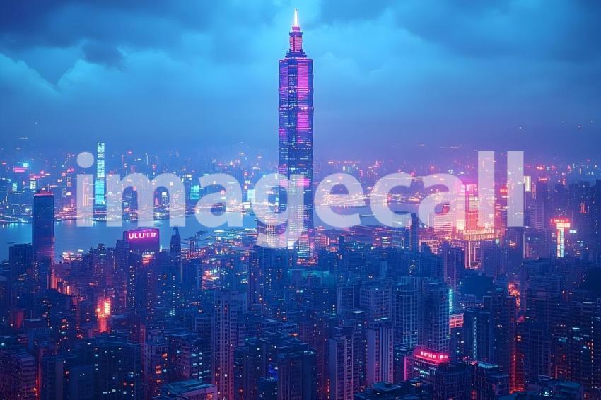 U3644368625 Neon Cityscape Nightlife A futuristic cityscape a b0d9a90c 42cc 418a 91fd c1c62d12007b 3