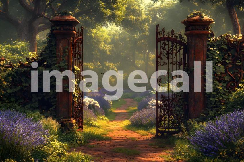 U3644368625 Secret Garden with Antique Gate A secret garden e f1355e43 0386 4195 aec1 9186f62c77d1 1