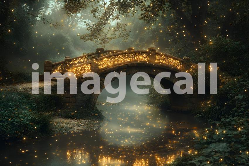 U3644368625 Whimsical fairy bridge over a glowing stream surr 96312cea f7f8 43fd 8fa2 22545cc80e5c 0