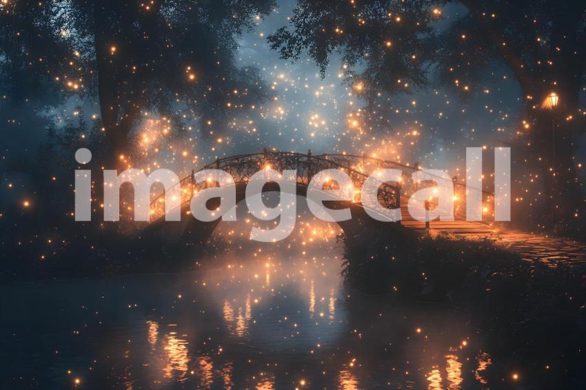 U3644368625 Whimsical fairy bridge over a glowing stream surr 96312cea f7f8 43fd 8fa2 22545cc80e5c 2