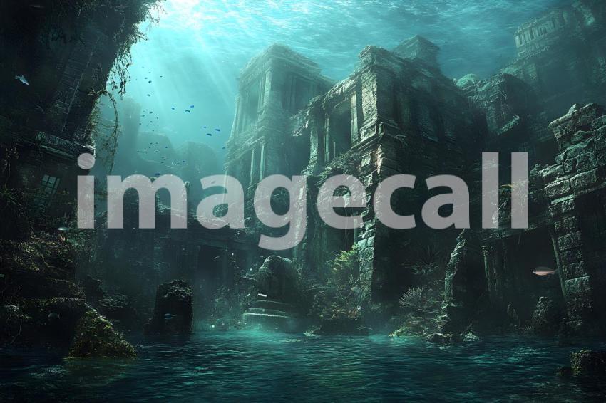 Clips12345 Submerged Ruins An ancient city partially submerged  3fb8bfc0 f6c5 414f 8f4e 7681c826e8da part4