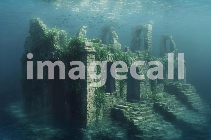 Clips12345 Submerged Ruins An ancient city partially submerged  bcd7e37e 4949 455a bcb2 c71907f7b65e part1