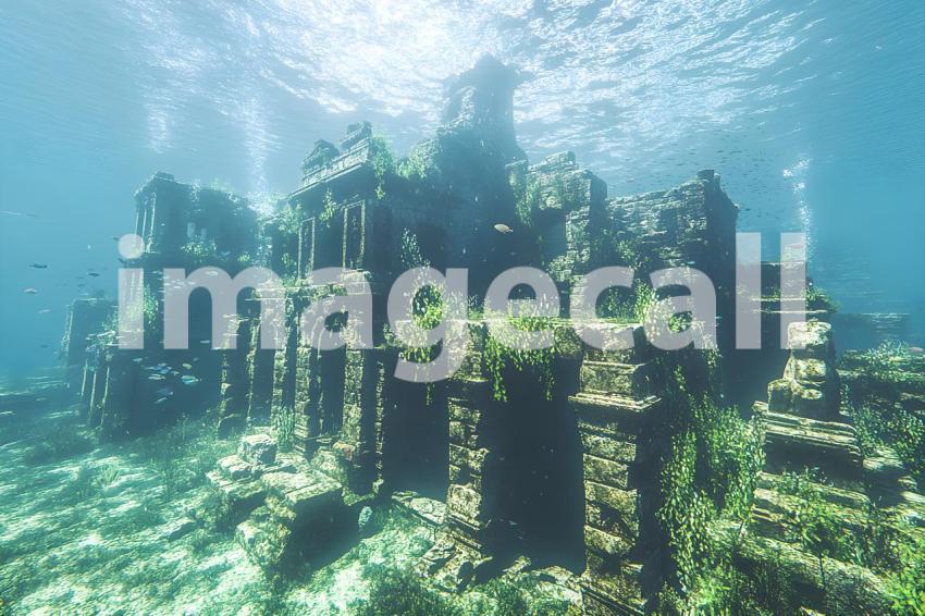 Clips12345 Submerged Ruins An ancient city partially submerged  3fb8bfc0 f6c5 414f 8f4e 7681c826e8da part3