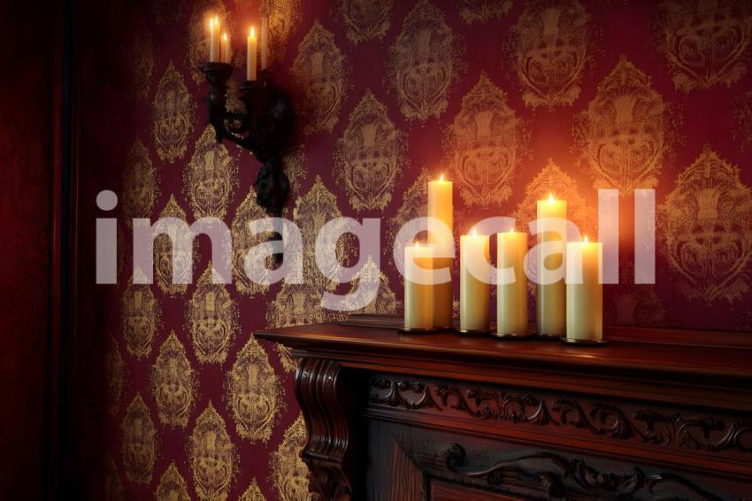 Clips12345 Vintage Room with Candlelight A cozy vintage room  6e0a1e25 cebf 4e69 ad78 240bf12125dc 1