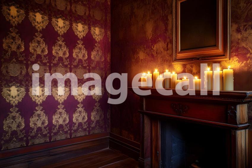 Clips12345 Vintage Room with Candlelight A cozy vintage room  98a5fee5 6739 4342 bf7e 4e631bc1c767 2