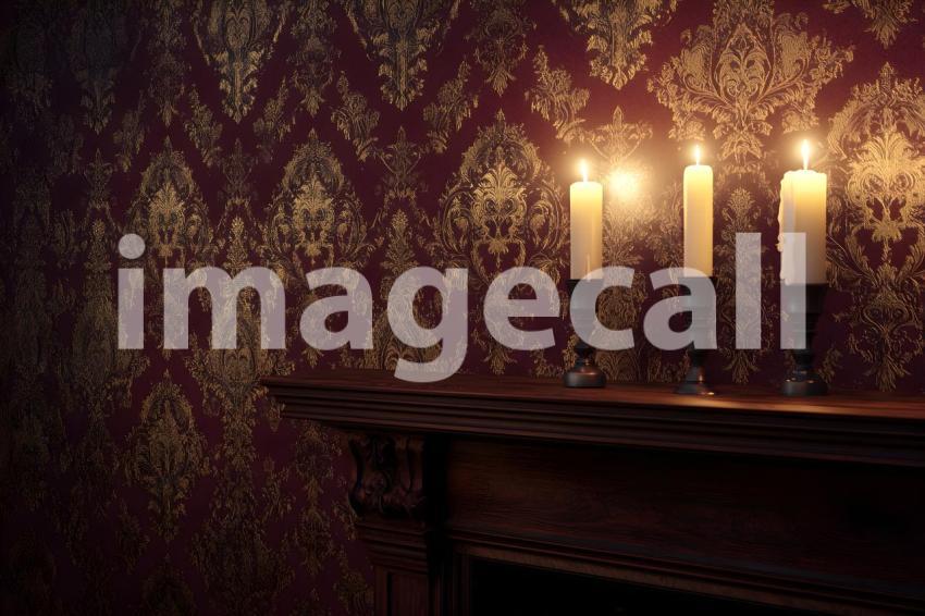 Clips12345 Vintage Room with Candlelight A cozy vintage room  6e0a1e25 cebf 4e69 ad78 240bf12125dc 3