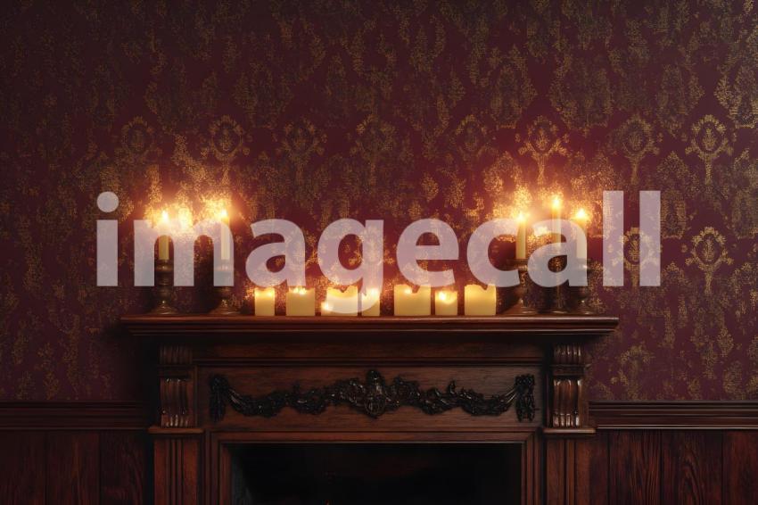 Clips12345 Vintage Room with Candlelight A cozy vintage room  1bdf387f 737e 409d 90d0 50e343d9b0a2 0