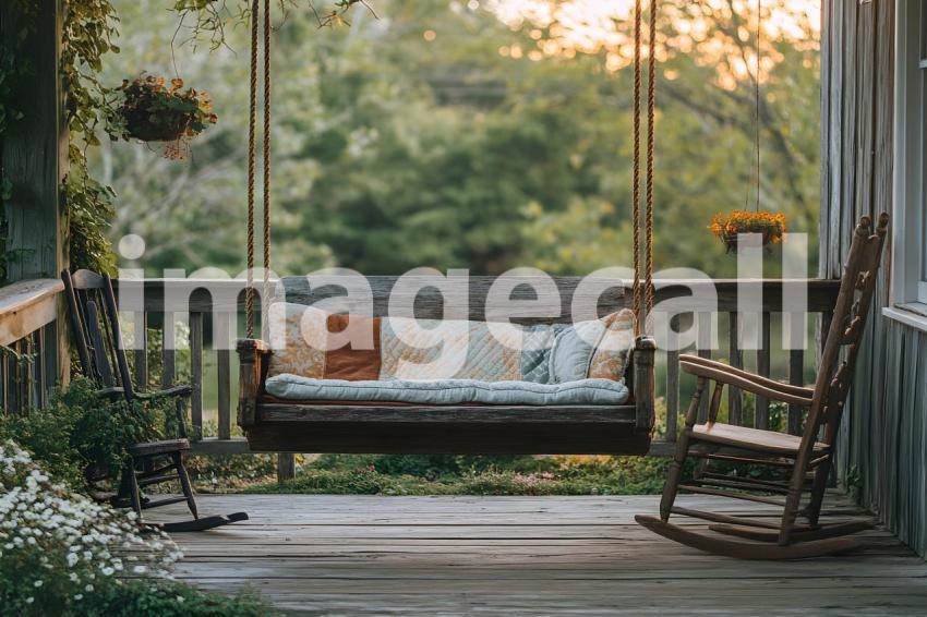 Abc1323 Vintage Rustic Porch Swing A charming wooden porch sw de29d4ab 266b 46fd b027 7333ea37e839 0