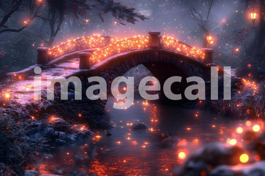 U3644368625 Whimsical fairy bridge over a glowing stream surr 09db123a 7fcd 4bcb bb28 ef87f405bf8a 3