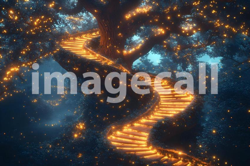 U3644368625 Winding staircase carved into a giant tree illumi c42e6c86 1535 4231 90ee 46b5c5b8a809 1