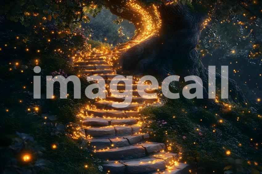 U3644368625 Winding staircase carved into a giant tree illumi 11e0c5c4 fa9e 40c7 b32c 879a166d8215 1